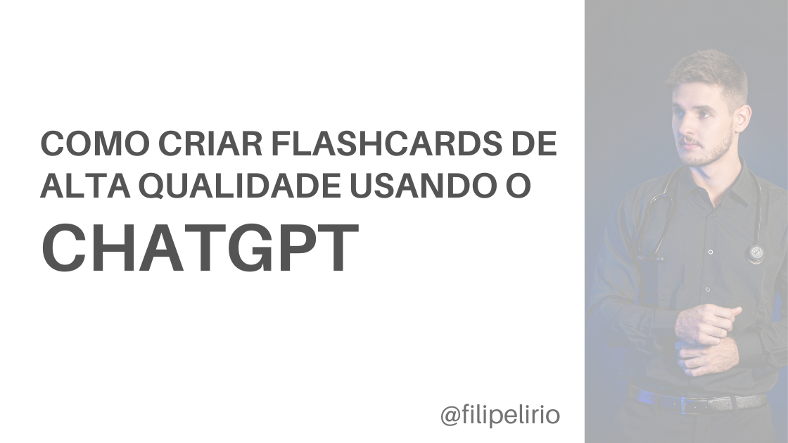 como criar flashcards com o chatgpt