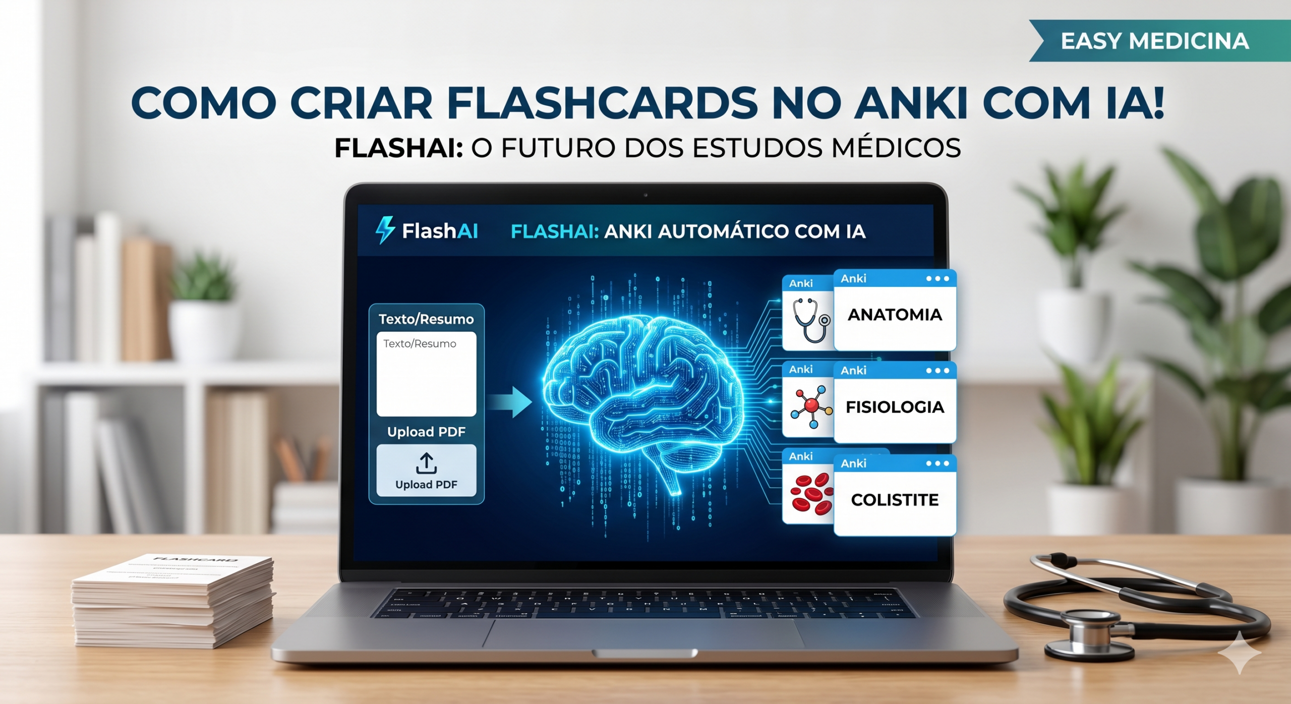Como Criar Flashcards para o Anki Automaticamente com IA