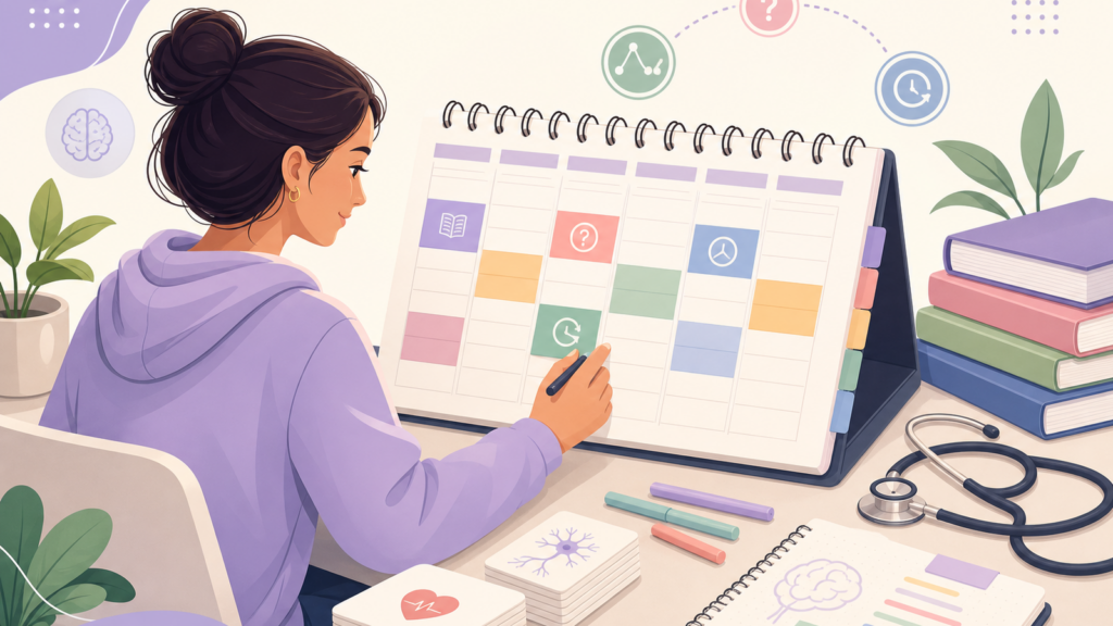 Como Fazer um Cronograma de Estudos para Medicina que Realmente Funciona