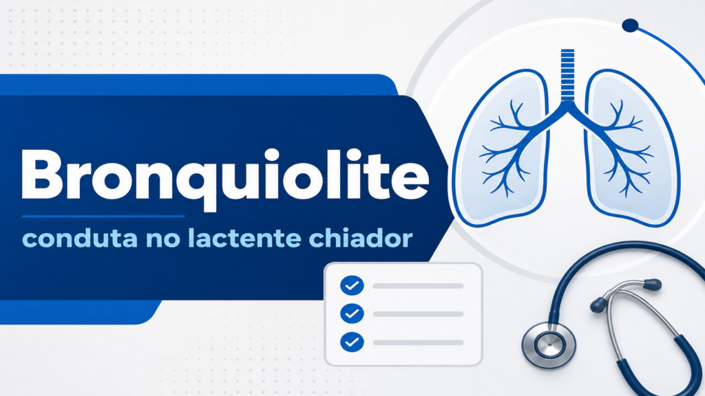 Capa do artigo sobre bronquiolite residência médica com checklist de conduta no lactente chiador