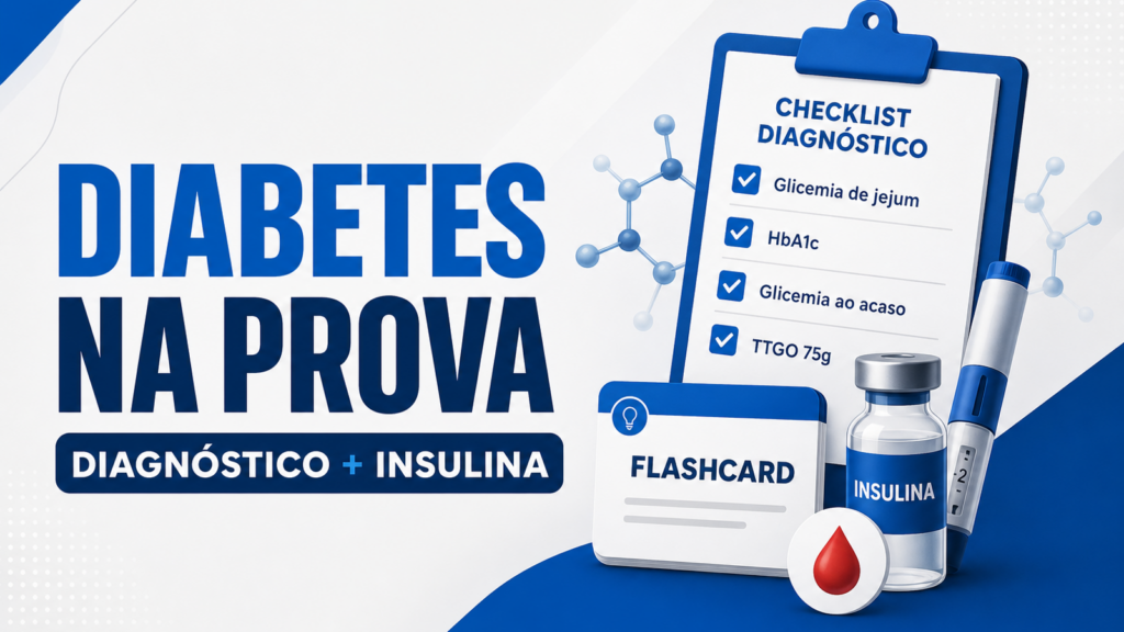 Capa do artigo diabetes mellitus residência com checklist de diagnóstico e insulinização