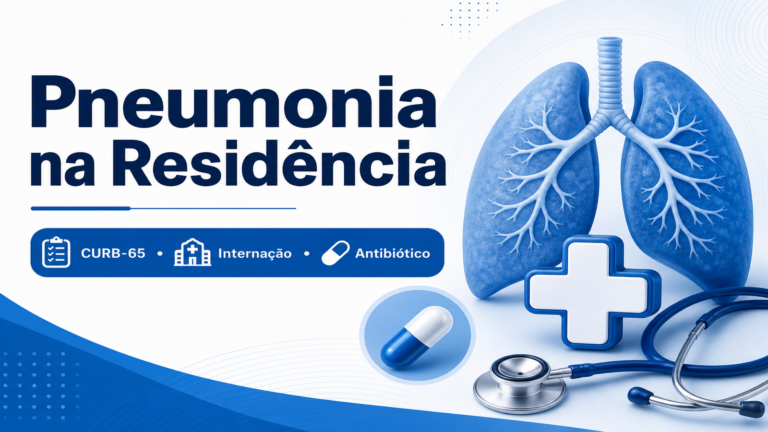 Pneumonia adquirida na comunidade: quando internar e qual antibiótico lembrar