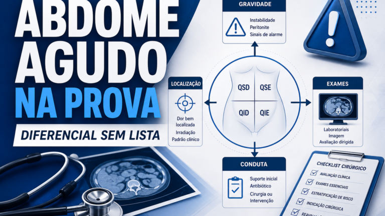 Abdome agudo: como montar o diferencial sem virar lista