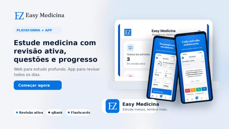 Easy Medicina: plataforma e app para estudar medicina e se preparar para a residência médica