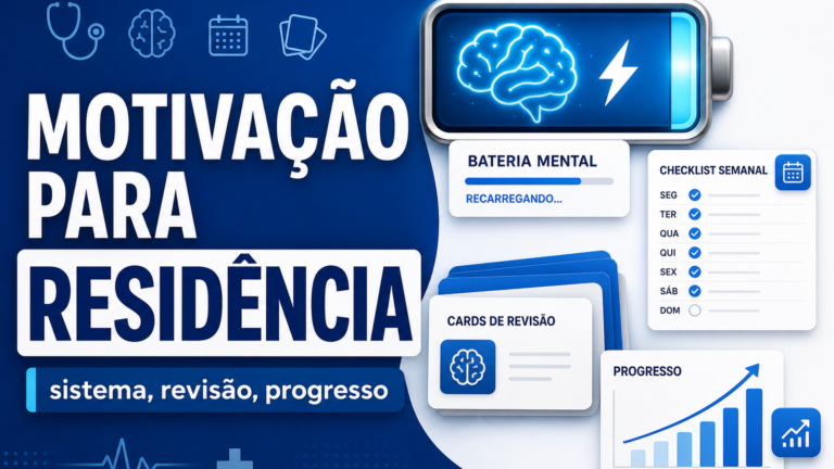 Por que você perde a motivação estudando para residência (e como resolver de vez)
