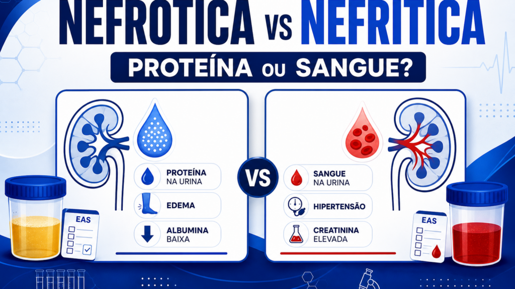 Síndrome nefrótica vs nefrítica: a diferença que resolve a questão