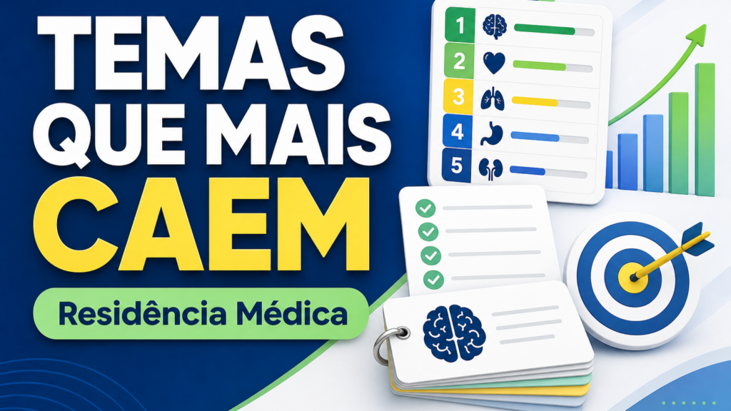 Capa do artigo temas mais cobrados residência médica com ranking de prioridades, questões e plano de revisão