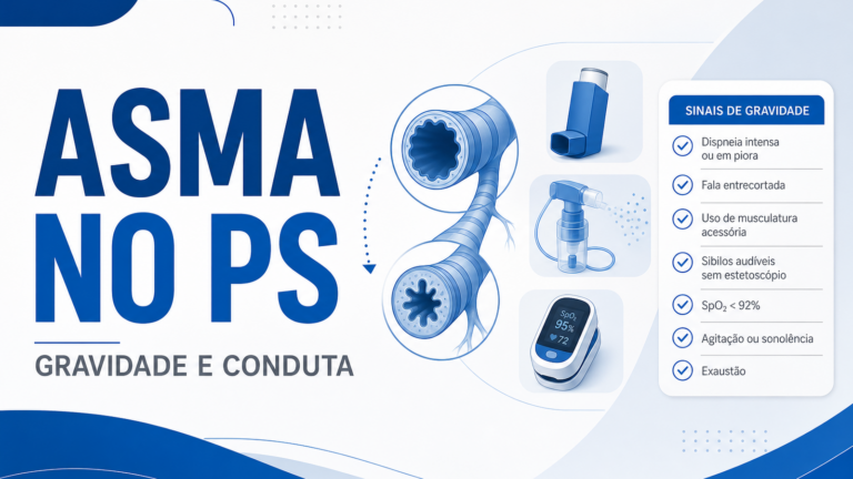 Asma exacerbação na residência: gravidade e conduta no PS