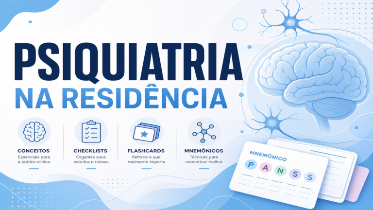 Psiquiatria na residência: como revisar critérios diagnósticos sem confundir tudo
