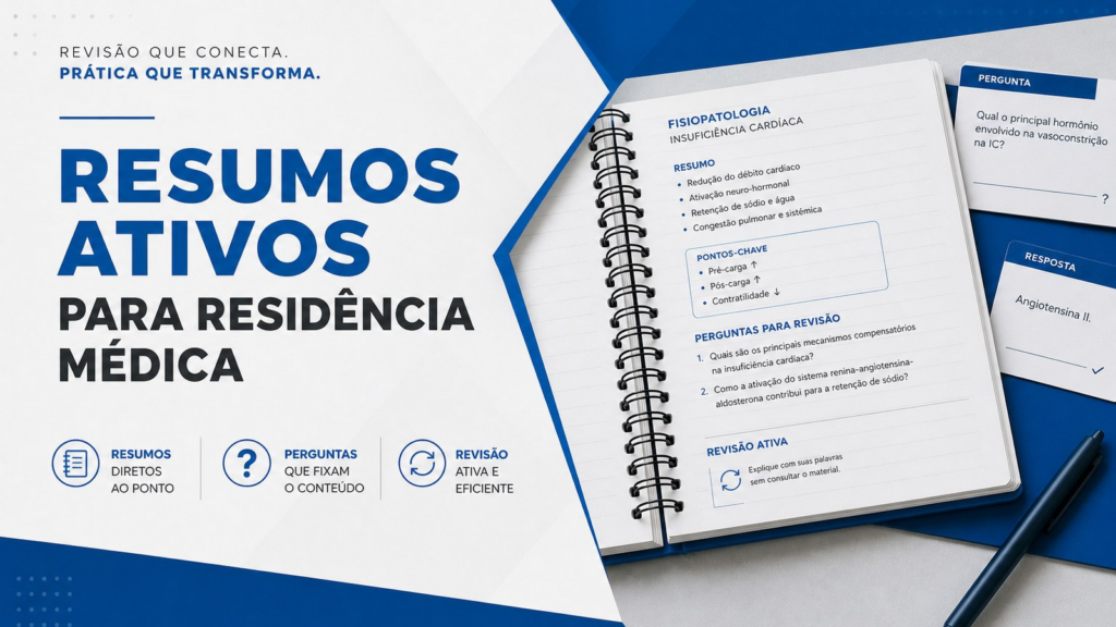 Resumos ativos para residência médica