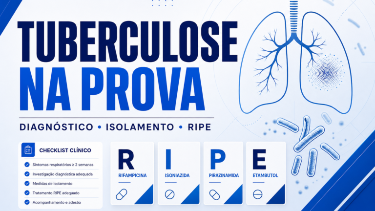 Tuberculose: diagnóstico, isolamento e esquema RIPE sem decorar no desespero