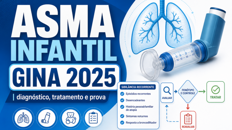 GINA 2025 na criança pequena: diagnóstico e tratamento na prática