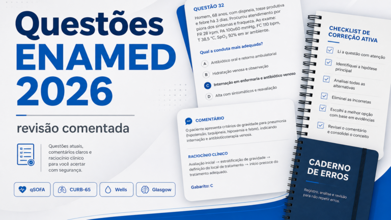 ENAMED 2026: como revisar com questões comentadas e páginas públicas