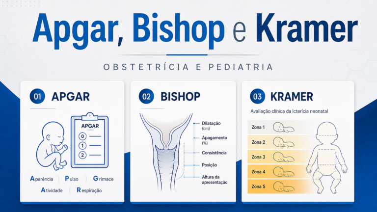Obstetrícia e pediatria na residência: Apgar, Bishop e Kramer em questões