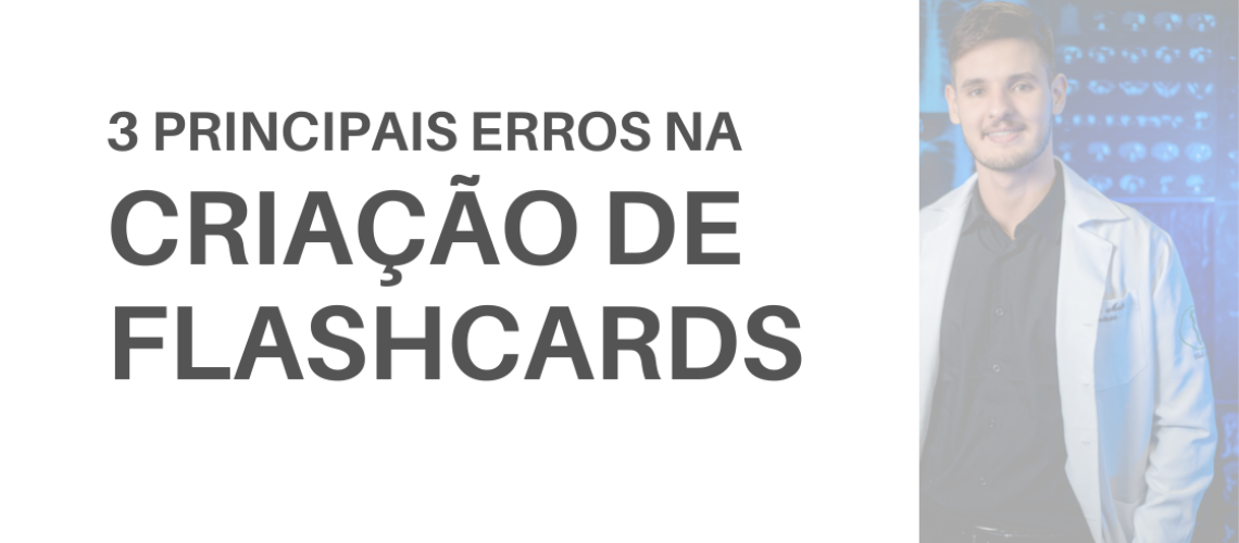 principais erros na criação de flashcards