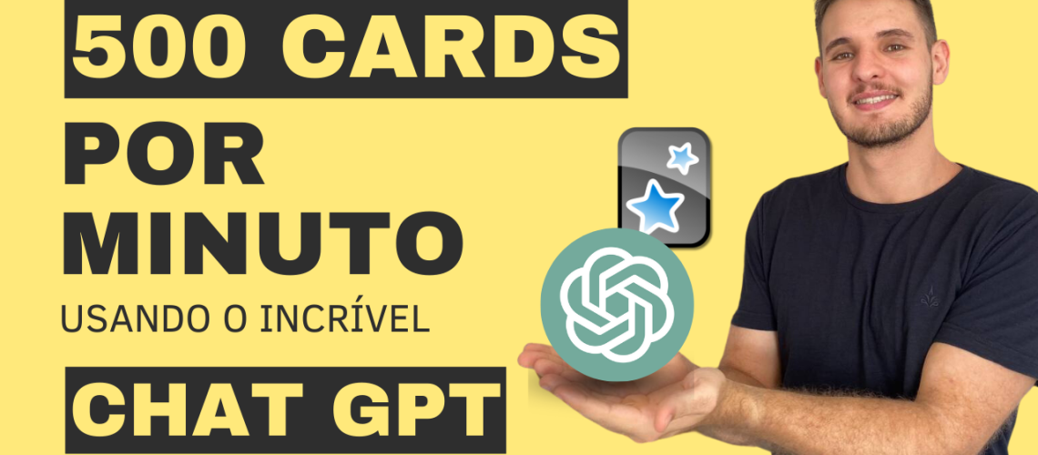 como criar flashcards com o chat gpt